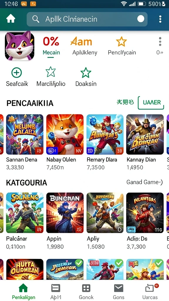afaf - Tampilan antarmuka yang intuitif dan menarik.