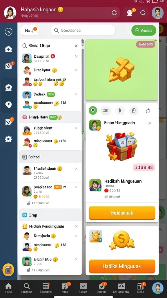 rawontoto - Tampilan antarmuka yang menarik dan mudah digunakan.