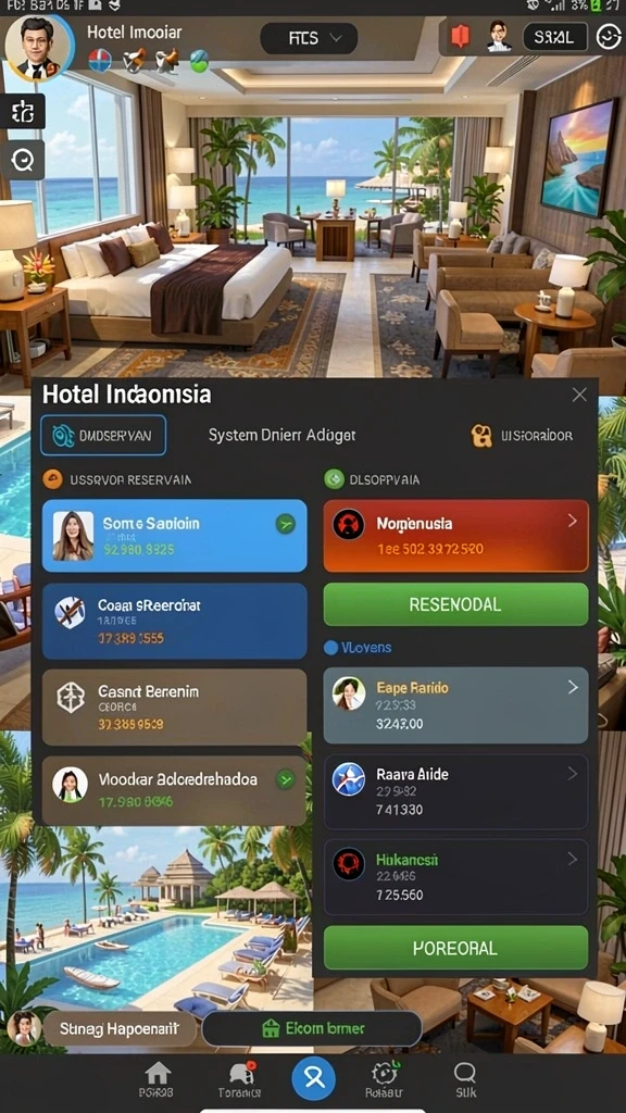 st789 - Tangkapan layar menunjukkan fitur interaksi sosial antar pemain.