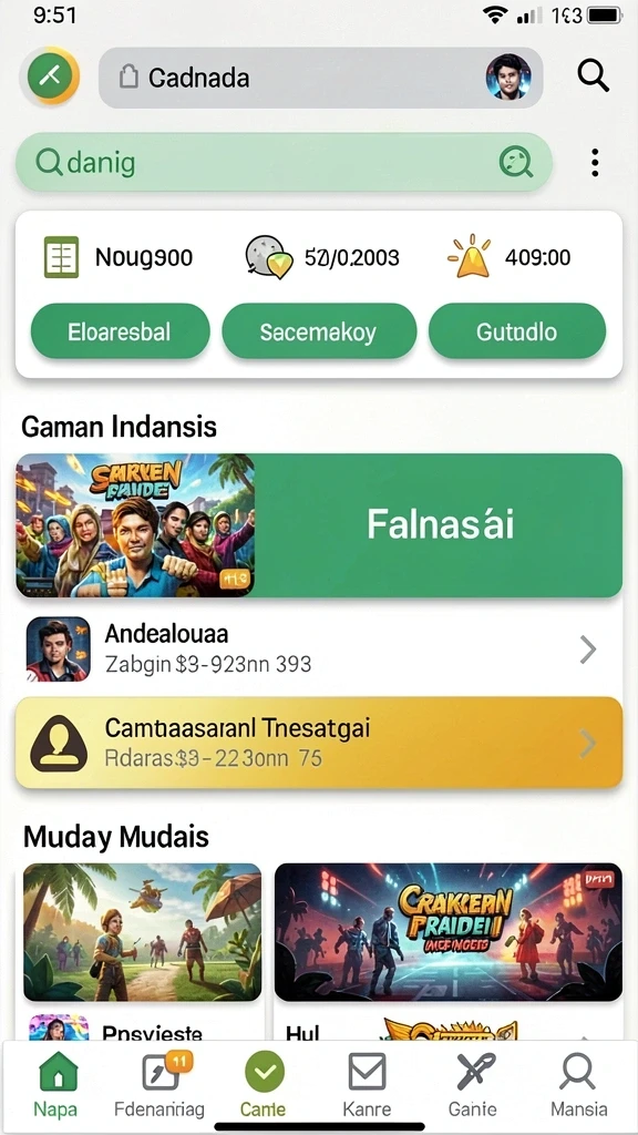 svip10 - Tampilan menu utama yang menarik dan intuitif.